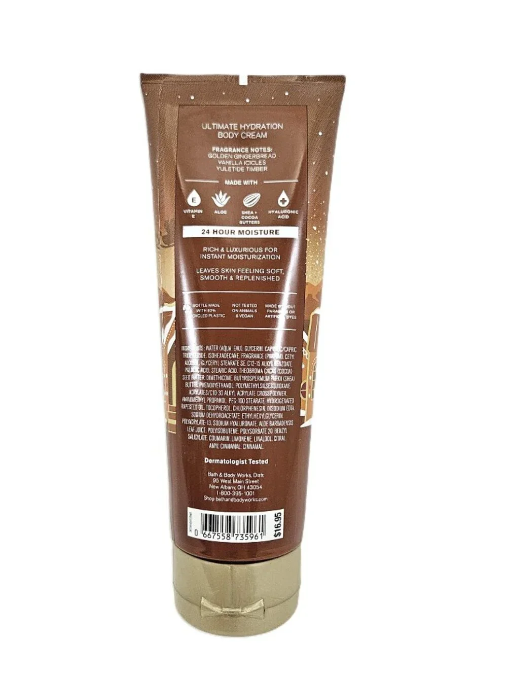 Bath & Body Works Jolly Gingerbread Body Cream *READ DESCRIPT* 99% Full Retired